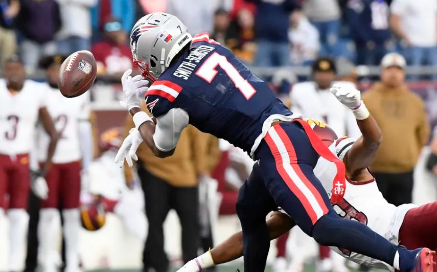 The Patriots saw a Sunday visit from the Washington Commanders slip for their ... and JuJu Smith-Schuster's ... grasp